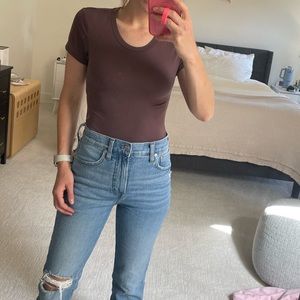 “Wilfred” Women’s Size S, Purple Body Suit, T shirt